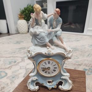 Rare Royal Dux "Romance" Clock